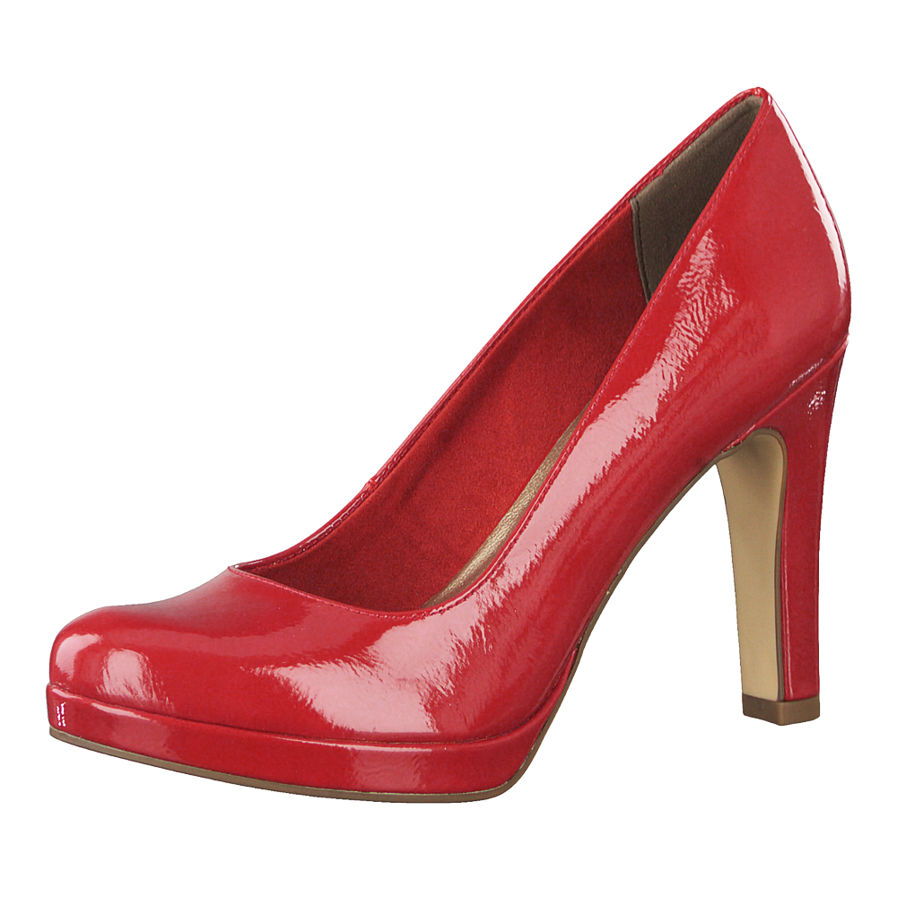 Details zu Tamaris Damen Pumps Lycoris 22426 Schuhe Discount Tamaris Chili Patent High Heels for Women Online