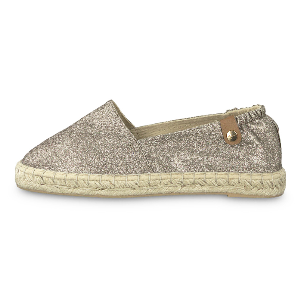 Tamaris Damen Espadrilles 24610 Platinum Glam (beige TAMARIS Slip On Shoes in Rose Glam UK 5 EUR 38 | eBay