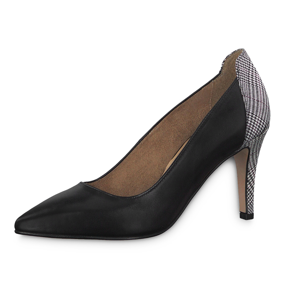 Details zu Tamaris Damen Leder Pumps Schuhe Tweed Optik Stiletto Black Tartan (schwarz) Details zu Tamaris Damen Leder Pumps Schuhe Tweed Optik Stiletto Black Tartan (schwarz)