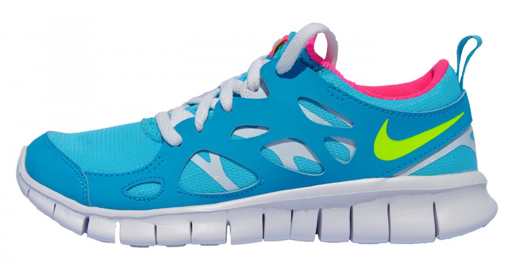Nike Free Run 2 GS Laufschuh Sneaker schwarz blau 146215 Nike Free Run 2 GS Laufschuh Sneaker schwarz blau 146215