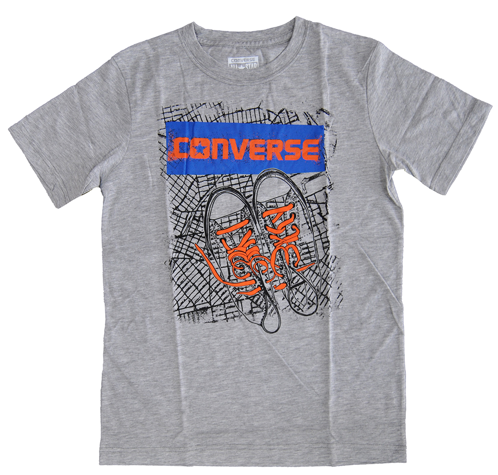Converse All Star Grau Kinder T Shirt 966401 042 Top Marken Converse All Star Grau Kinder T Shirt 966401 042 Top Marken