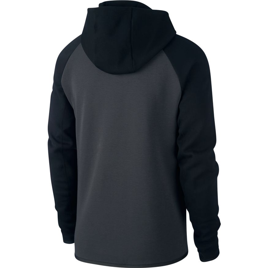 Nike Sportswear Tech Fleece Herren Hoodie Schwarz Grau Nike Sportswear Tech Fleece Herren Hoodie Schwarz Grau