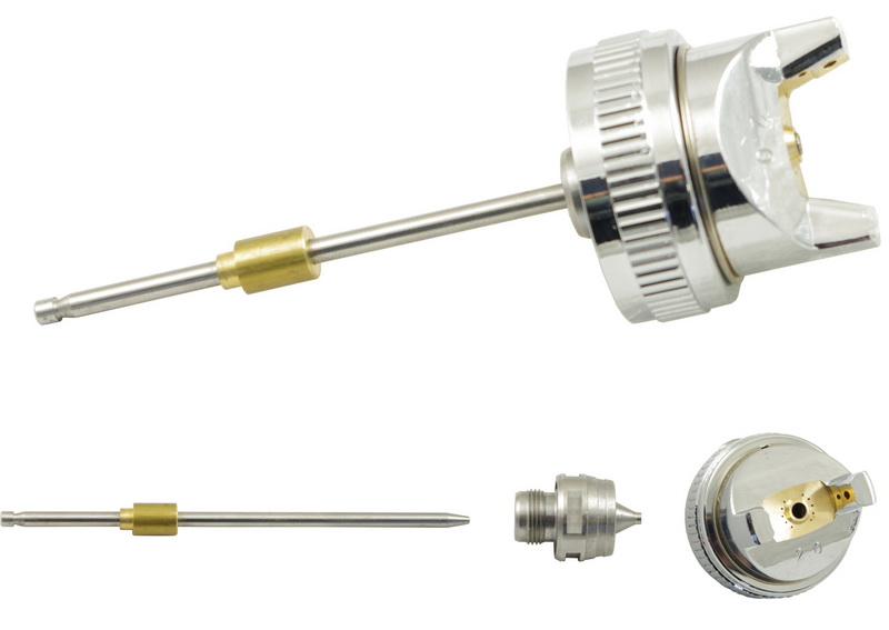 1,3mm HVLP H-827P Spritzpistole Lackierpistole + 1,7mm Düsensatz | eBay