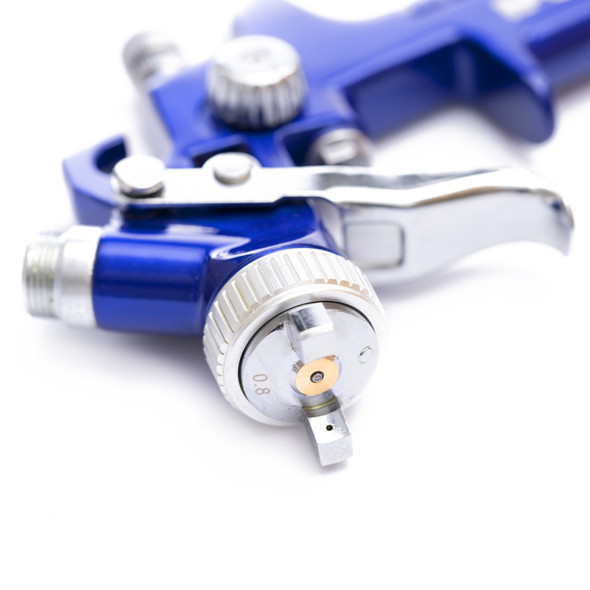 2x MINI HVLP Lackierpistole Spritzpistole Spraypistole mit Düse 0,5mm