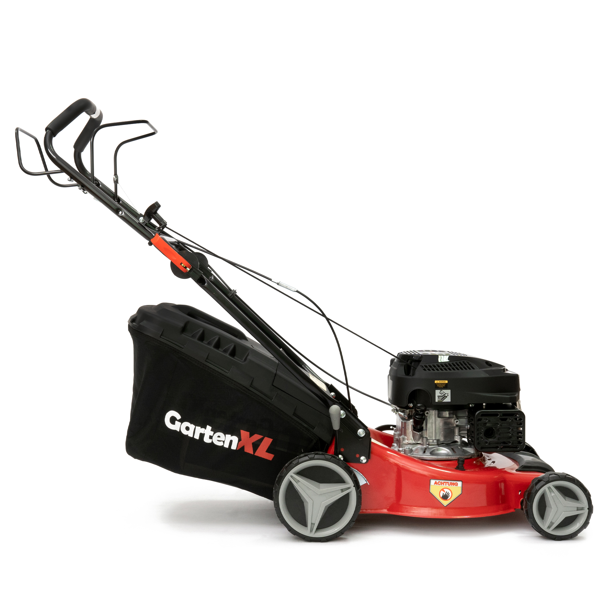 GartenXL Benzin Rasenmäher Radantrieb Mulchkit Mäher 40cm Schnittbreite