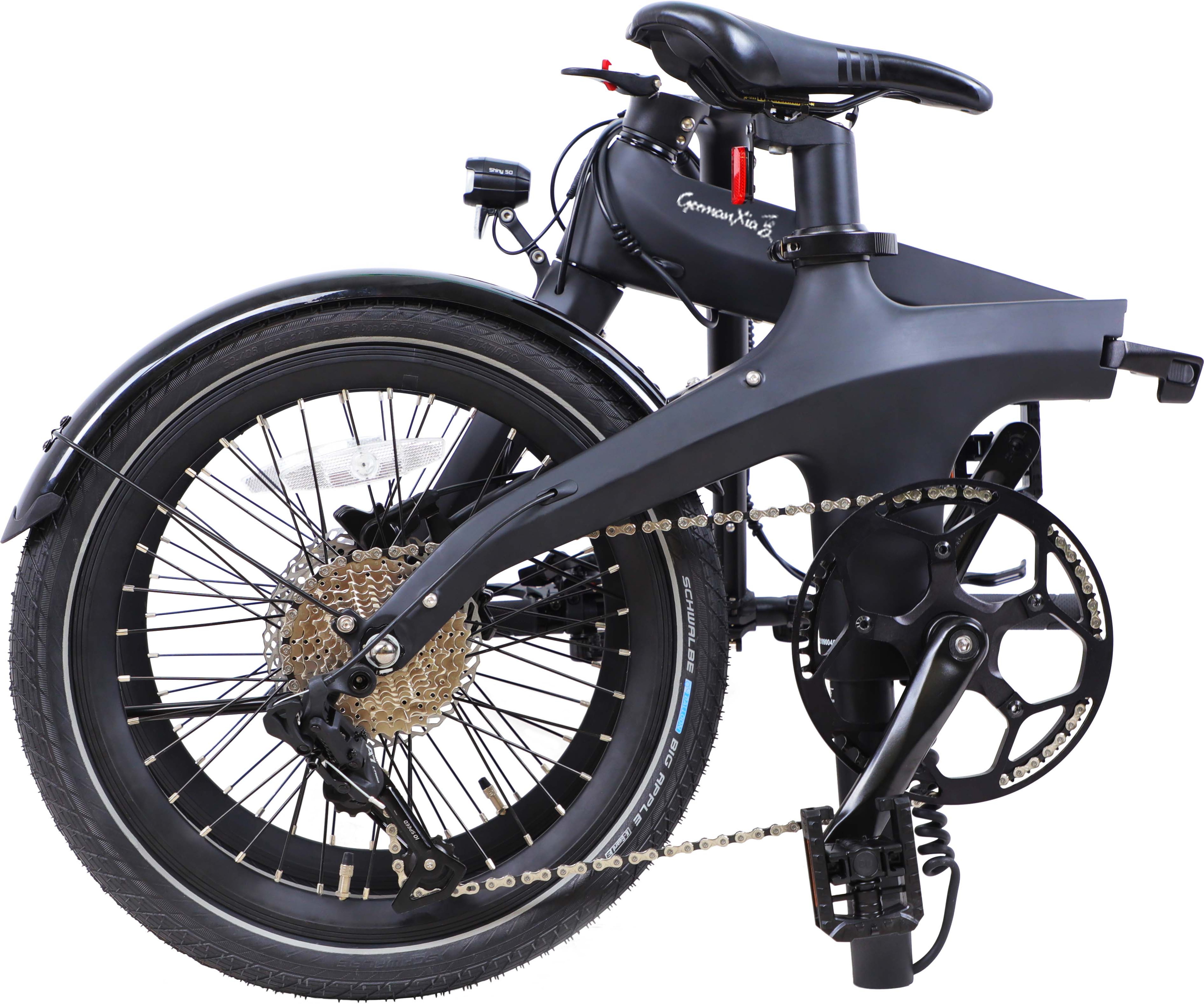 E-Bike Klapprad Mobilemaster eFold Carbon 9G, superleicht nur 15 kg,  Reichweite bis zu 140 km* | GermanXia - Ihr Klner Spezialist fr eMobilitt