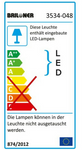 LED Deckenleuchte chrom Spotbalken 1 Flammig Lampe Leuchte 3534-018