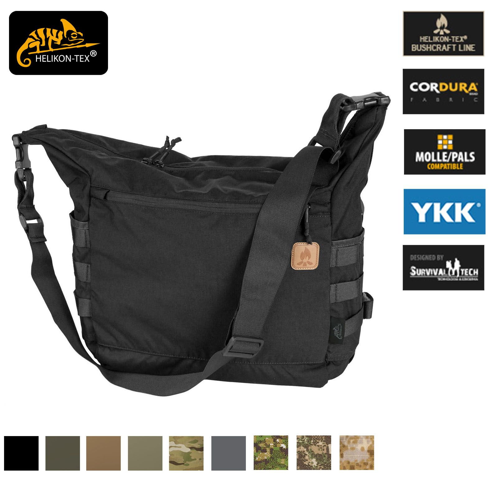 Borsa A Tracolla Tattica Helikon-Tex Claymore Cordura 500D – 4,5L Per Bushcraft E Outdoor
