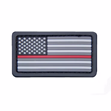 Mil-spec Monkey Naszywka Taktyczna Z Rzepem - US Flag PVC Mini Thin Red Line 
