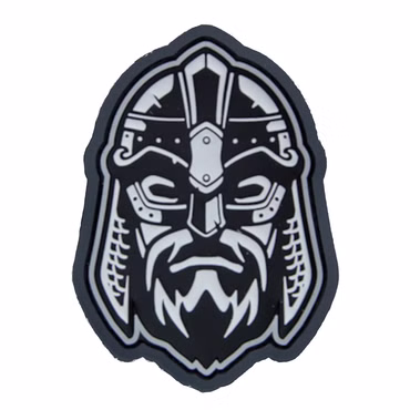 Mil-spec Monkey Taktischer Patch mit Klettverschluss - Viking Warrior Head 2