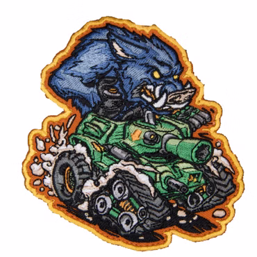 Mil-spec Monkey Naszywka Taktyczna Z Rzepem - War Machine Boar1 