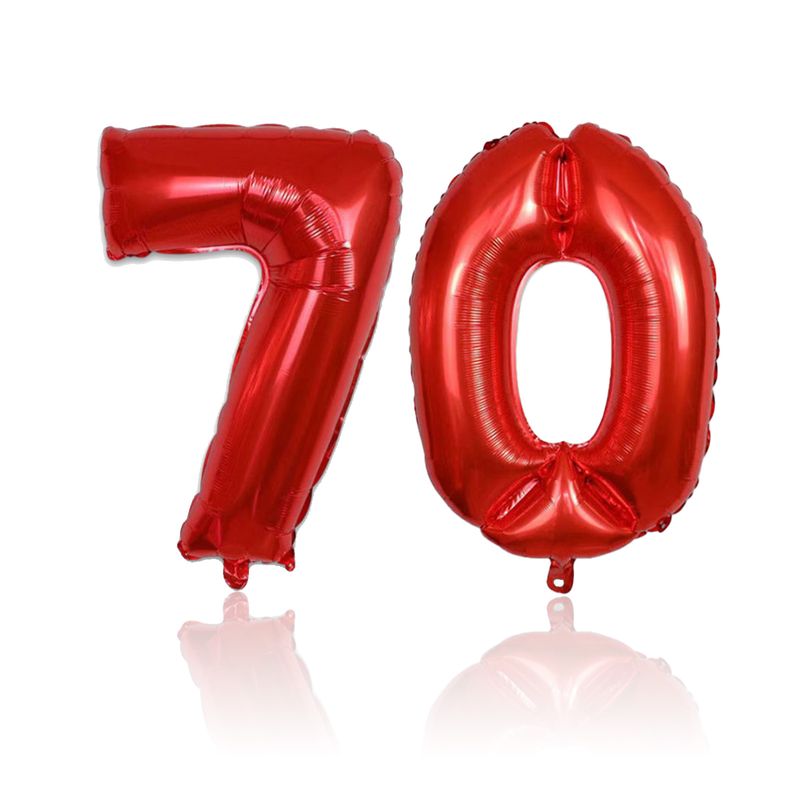 Xihuimay Riesenballon Zahl 70 – 40 Zoll Gold, Für Helium Oder Luft, Geburtstagsdeko