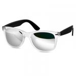matt transparent black / silver mirrored