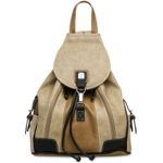 #15117 brown beige black backpack