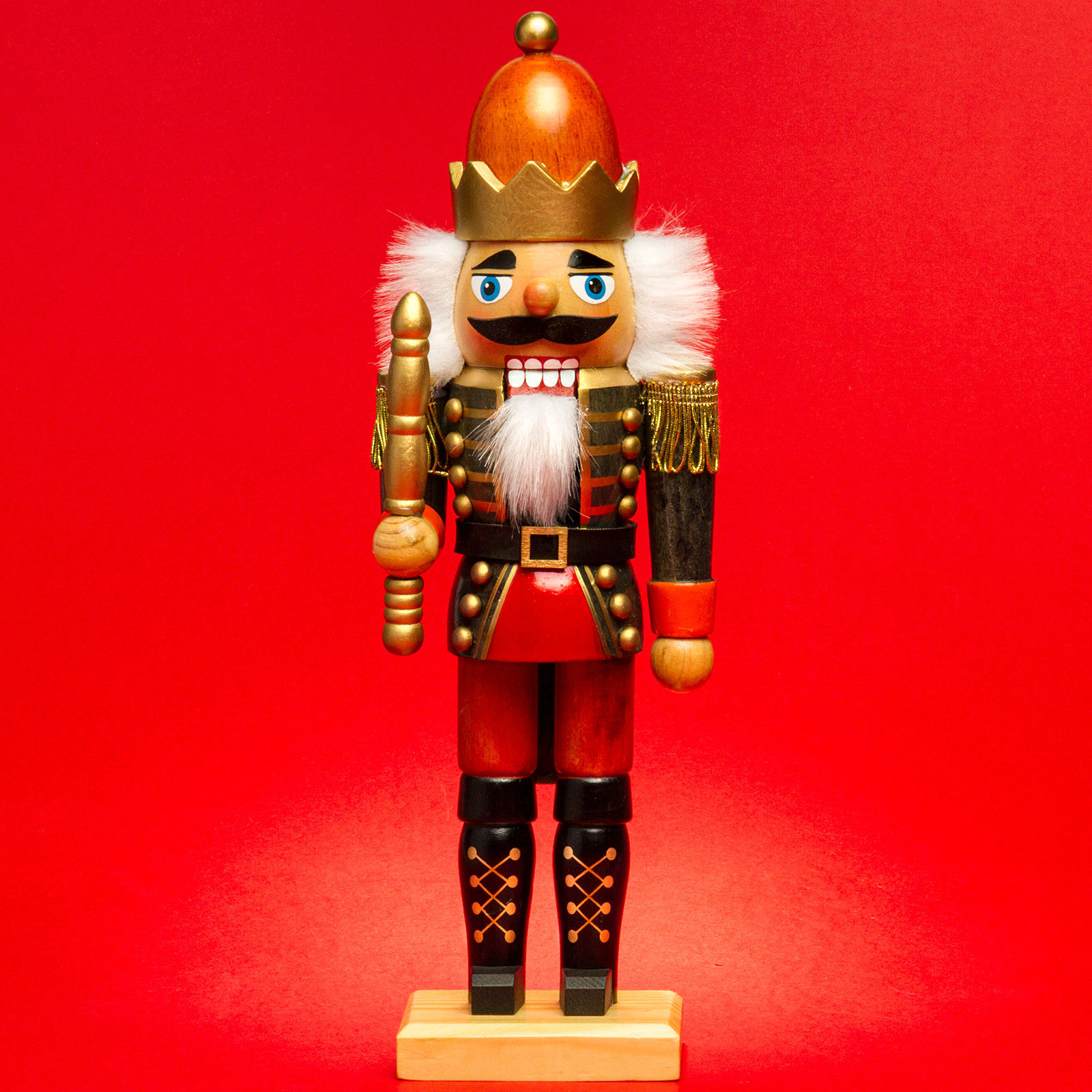 HolzFee Nussknacker Pilz Set - 3-teiliges Set Mit Nussknacker, Räucherpilz & Kerzenhalter