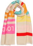 beige pink orange