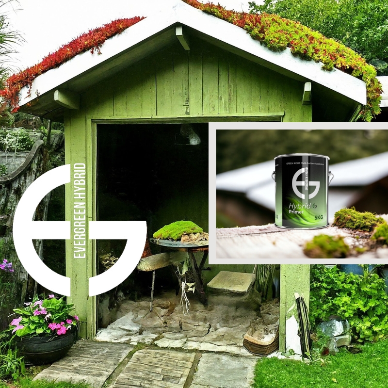 [Bundle] Sedum Living Shed Roof EverGreen Hybrid Membrane ResiRoof