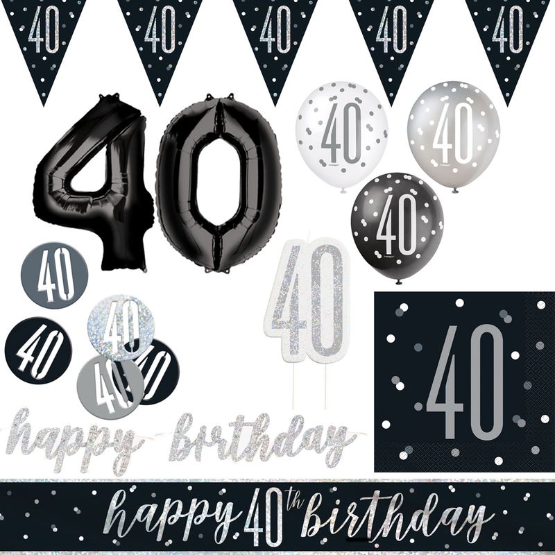 Party Deko 40 Geburtstag Mann