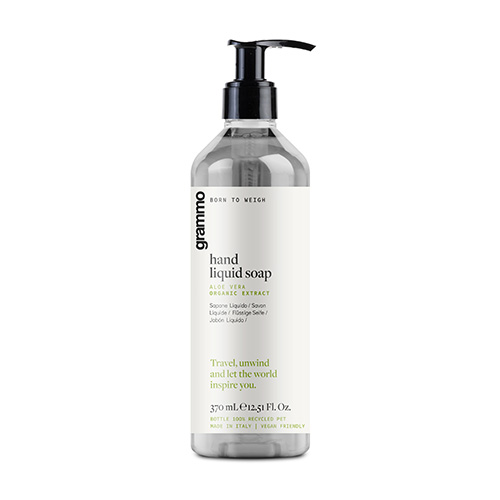 Flssigseife 370 ml "grammo" mit biologischem Aloe Vera-Extrakt im  Pumpspender | playflip.de