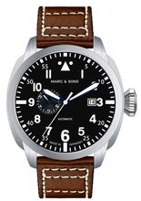 MARC & SONS Fliegeruhr KLASSIK MOD BGW9 MSF-006-1L1