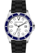 MARC & SONS Diver watch series CLASSIC MSD-044-WBK1 MARC & SONS Diver watch series CLASSIC MSD-044-WBK1