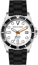 MARC & SONS Taucheruhr SPORT MOD MSD-045-2K1 MARC & SONS Taucheruhr SPORT MOD MSD-045-2K1