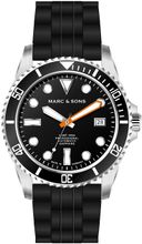 MARC & SONS Taucheruhr SPORT MOD MSD-045-1K1 MARC & SONS Taucheruhr SPORT MOD MSD-045-1K1