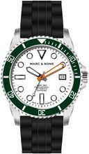 MARC & SONS Taucheruhr SPORT MOD MSD-045-16K1 MARC & SONS Taucheruhr SPORT MOD MSD-045-16K1