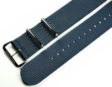 MARC & SONS Nato-Durchzugsband Farbe blau, 22 mm, Referenz T11 MARC & SONS Nato-Durchzugsband Farbe blau, 22 mm, Referenz T11