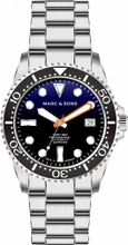 MARC & SONS Taucheruhr SPORT Countdown Lünette MOD MSD-045-8C-S MARC & SONS Taucheruhr SPORT Countdown Lünette MOD MSD-045-8C-S