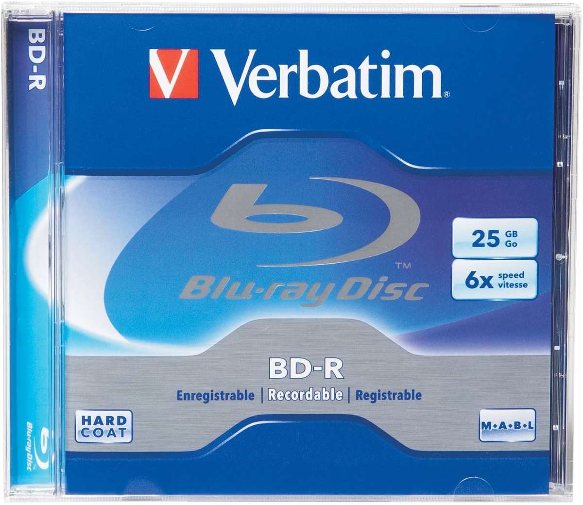 Verbatim 25 GB 6 x Bluray Single Layer Recordable Disc BDR 1 Stück