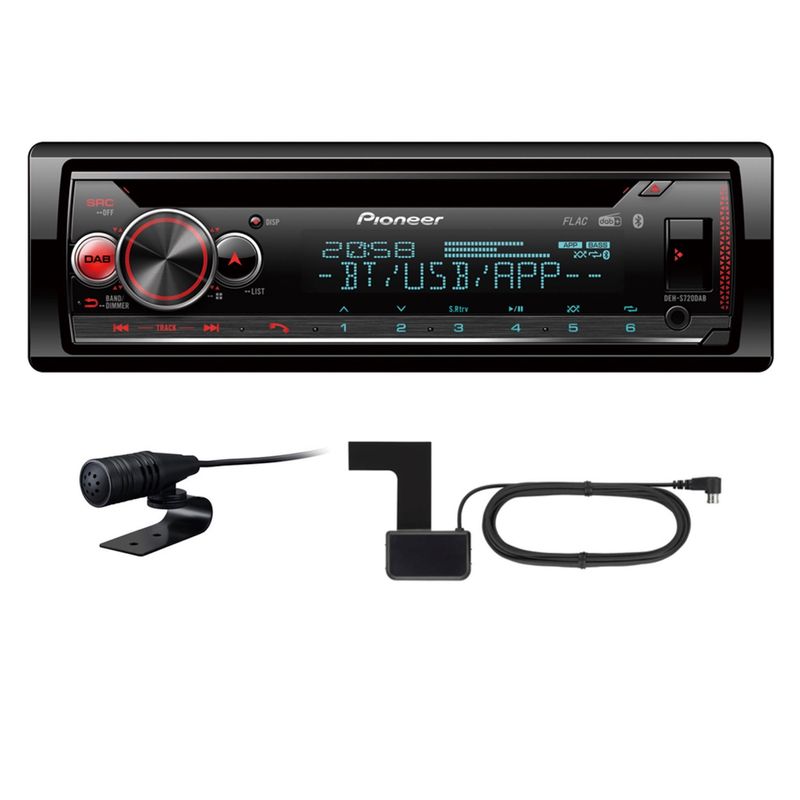 PIONEER DEH-S720DAB Autoradio mit USB Bluetooth DAB CD MP3 AUX inkl. DAB Antenne