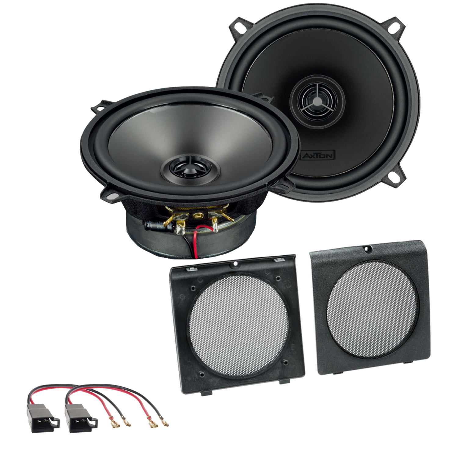 Axton ATX130S Altoparlanti Coassiali 2 Vie 13 Cm – 70W Musica, 4 Ohm – Kit Di Installazione