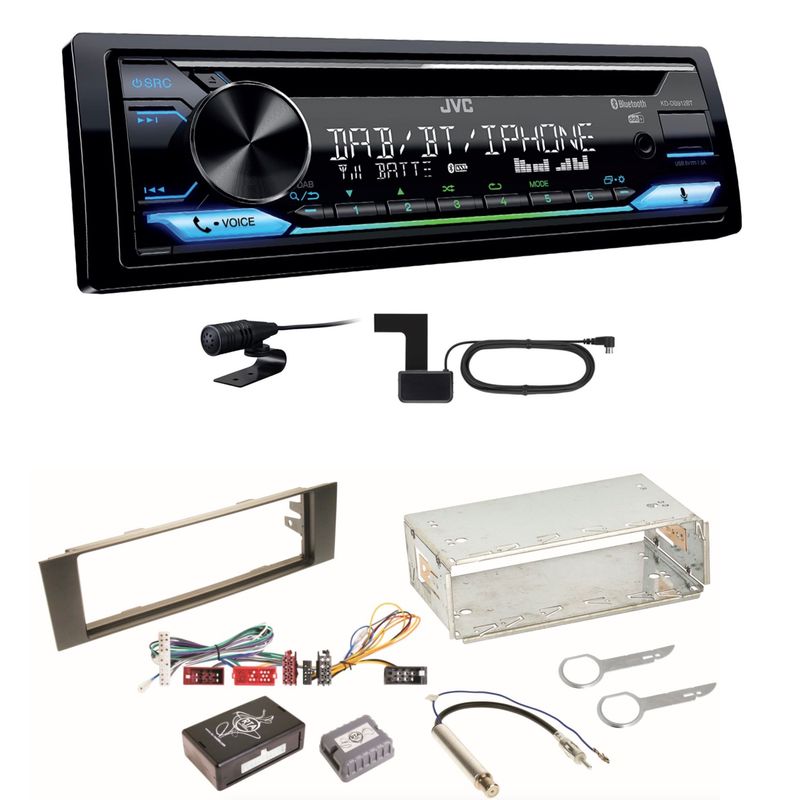 JVC KD-DB912BT Digitalradio Bluetooth Einbauset für Audi A3 8P 8PA