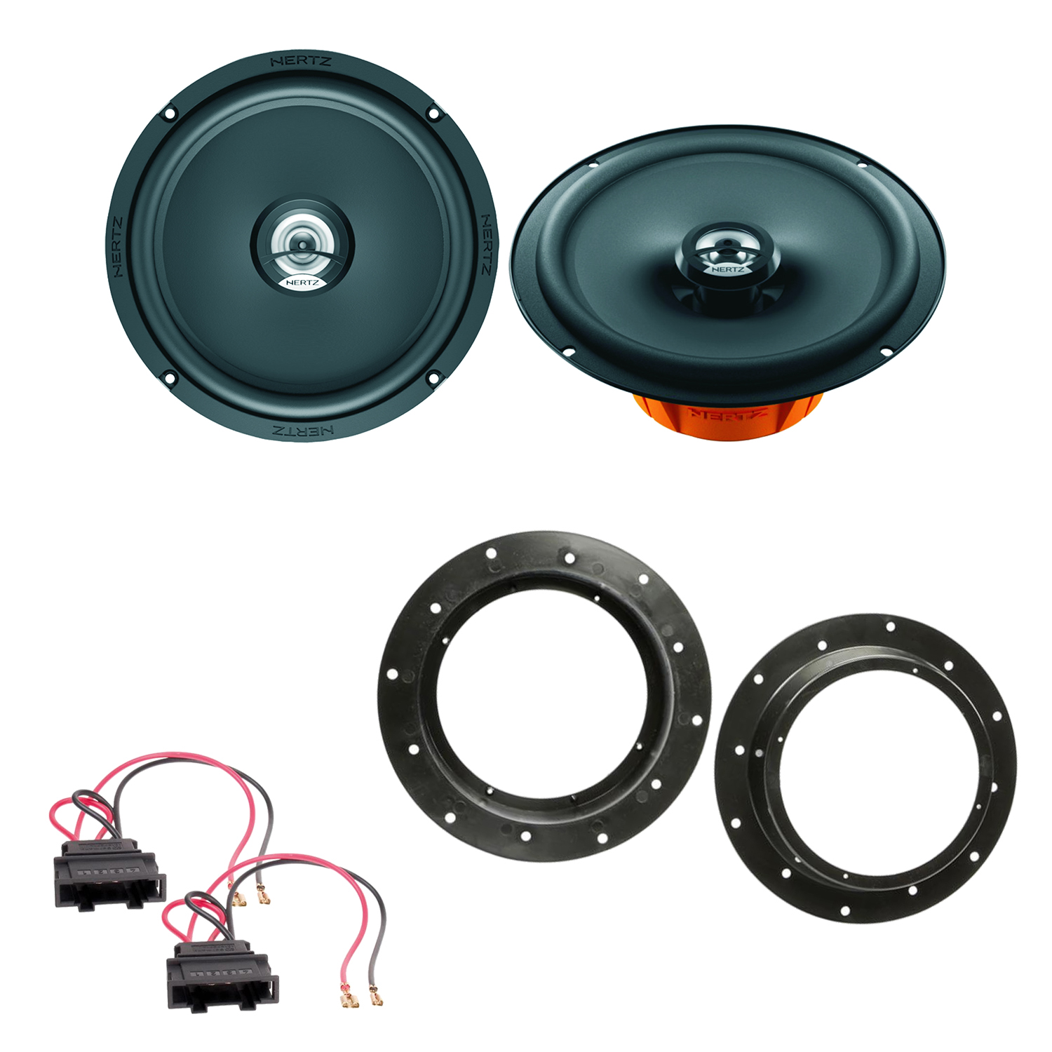 Hertz Dieci DCX 165.3 Lautsprecher Einbauset vorne für Alhambra Sharan 2 7N