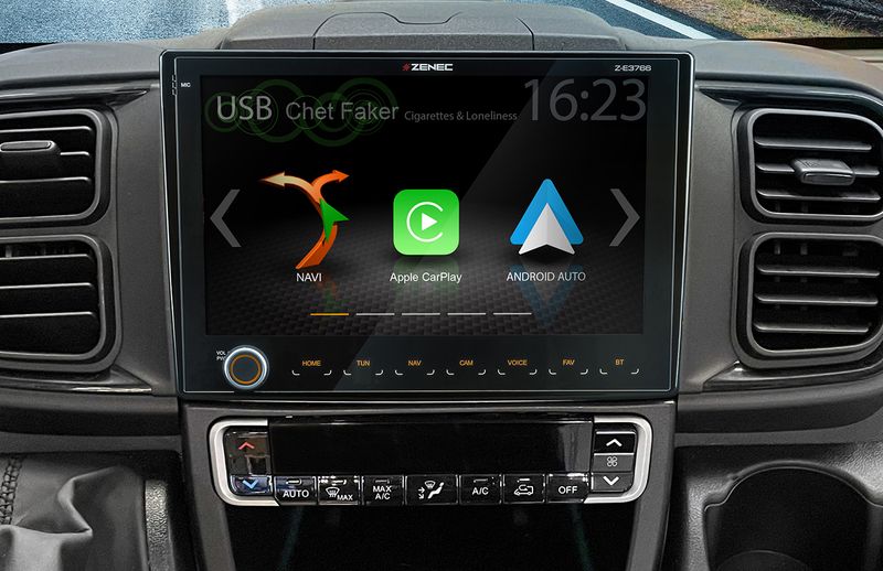 ZENEC Z-E3766 Naviceiver für Fiat Ducato Serie 8 2022 Android Auto Apple CarPlay