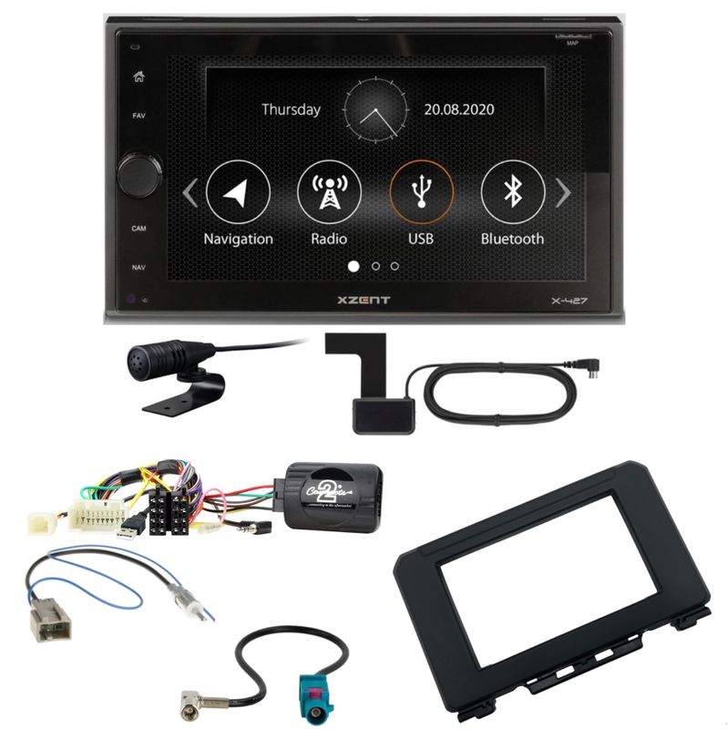 XZENT X-427 Bluetooth USB MP3 Digitalradio Einbauset für Suzuki Jimny GJ ab 2018