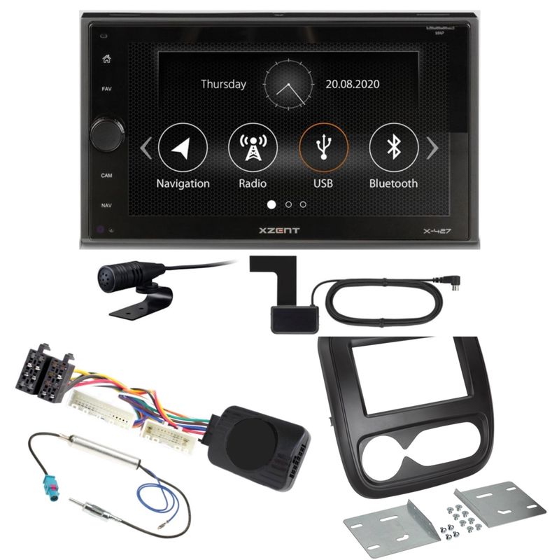 XZENT X-427 USB MP3 Bluetooth Digitalradio Autoradio Einbauset für Nissan NV300