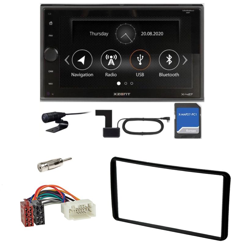 XZENT X-427 Bluetooth Naviceiver DAB+ Autoradio Einbauset für Suzuki Jimny FJ