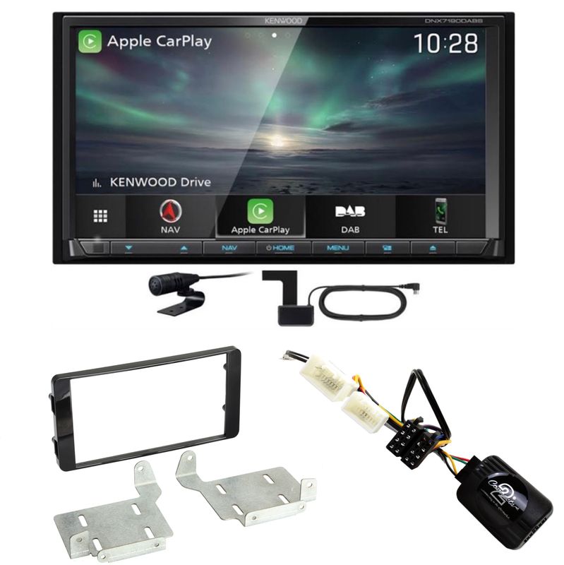 Kenwood DNX-7190DABS CarPlay Android Auto Einbauset für Mitsubishi ASX ab 2015