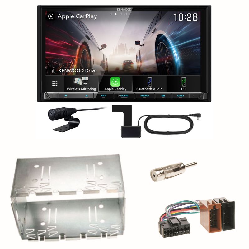 Kenwood DMX8021DABS CarPlay Einbauset für Mercedes Vito Viano W639 W447 Sprinter