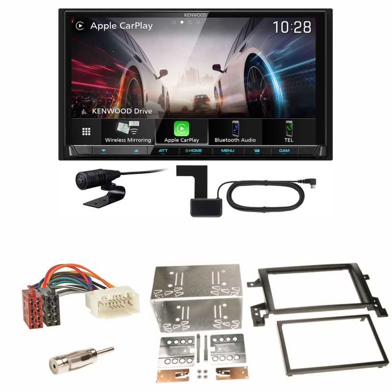 Kenwood DMX8021DABS Android Auto CarPlay Einbauset für Suzuki Grand Vitara JT