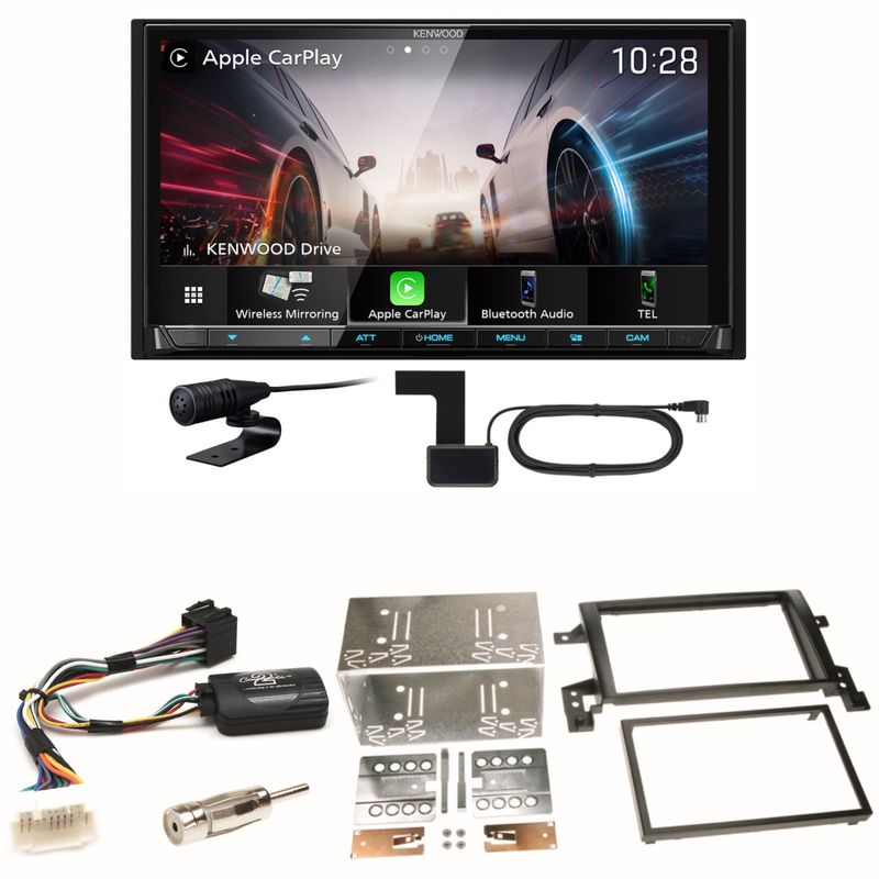 Kenwood DMX8021DABS Android Auto CarPlay Einbauset für Suzuki Grand Vitara JT