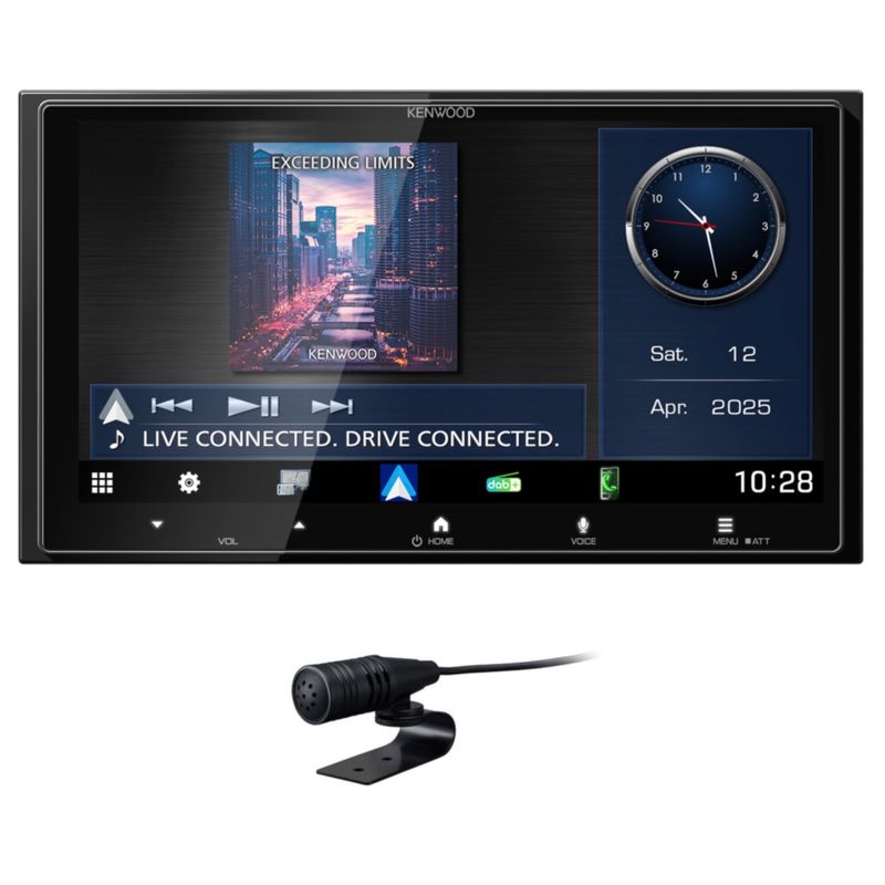 KENWOOD DMX7525DABS CarPlay Android Auto Digitalradio Bluetooth USB DAB