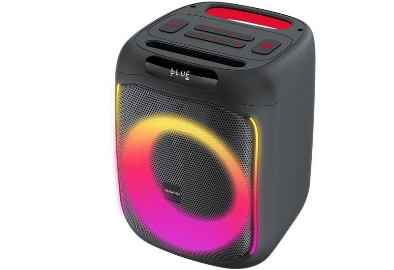 Kenwood AS-P200BT Tragbarer Party Lautsprecher Bluetooth USB AUX Mikrofoneingang