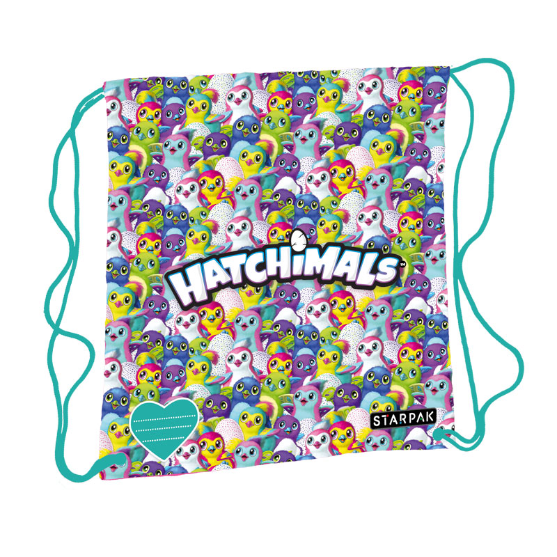 Hatchimals - Turnbeutel Sportbeutel 39 x 32 cm