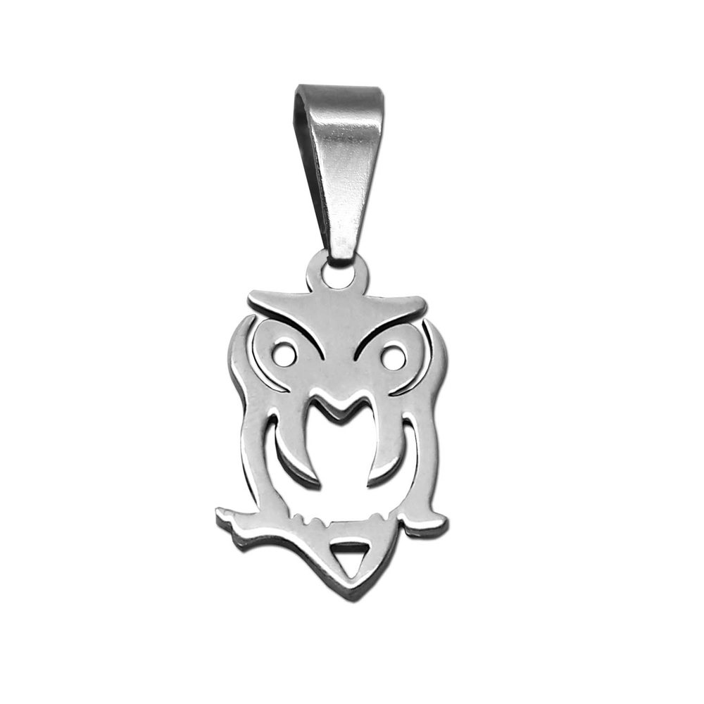 Kettenanhänger Eule Schlüssel Kreuz Charm Blume Damen Kette Anhänger Edelstahl - Bild 26 von 31