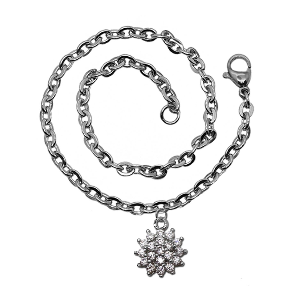 Damen Armband Armkette Armschmuck Silbern Edelstahlkette Figarokette Ankerkette - Picture 7 of 8