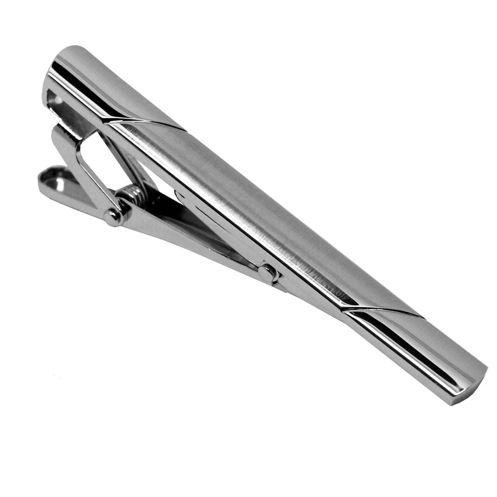 Krawattennadel + Etui Krawattenklammer Klemme Tie Schlips Hochzeit Edelstahl - Bild 8 von 13