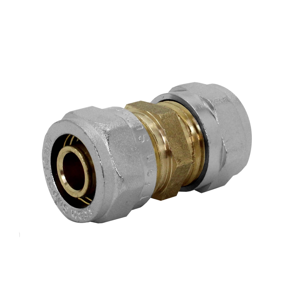 Verschraubung Klemmring Schraubfitting DVGW Verbundrohr Verbinder PEX-AL Messing - Bild 4 von 9